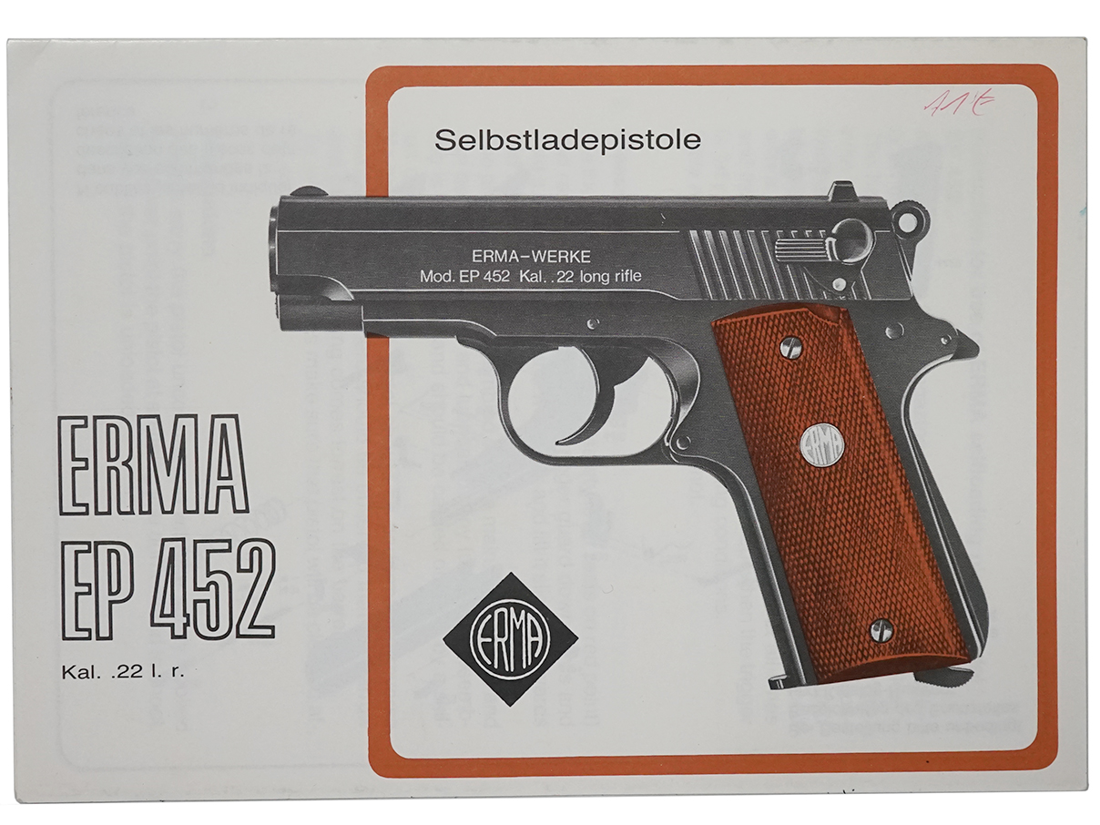 エルマEP452 拳銃マニュアル