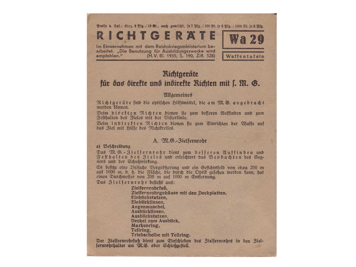 MG08 ZF12 光学照準器 マニュアル