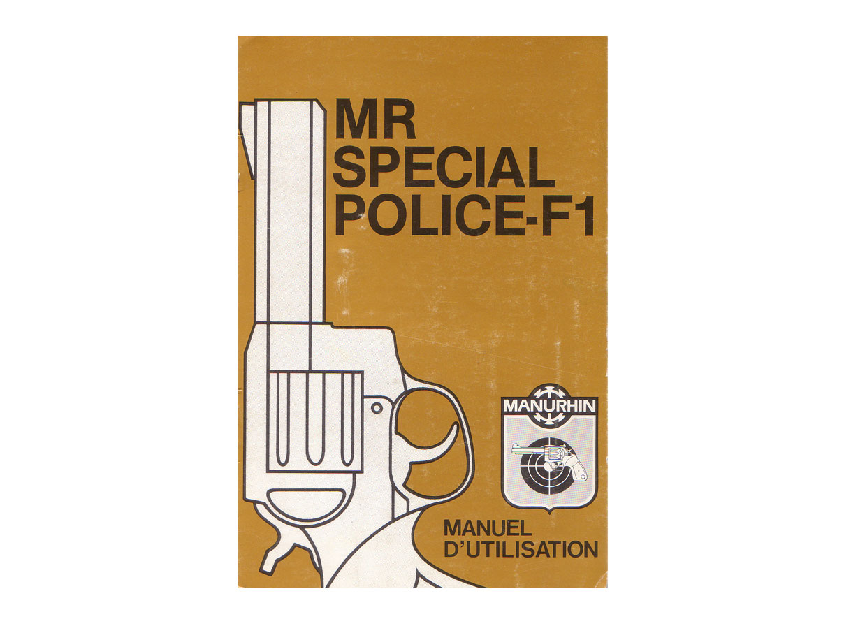 Manurhin MR Special Police-F1 ピストル マニュアル