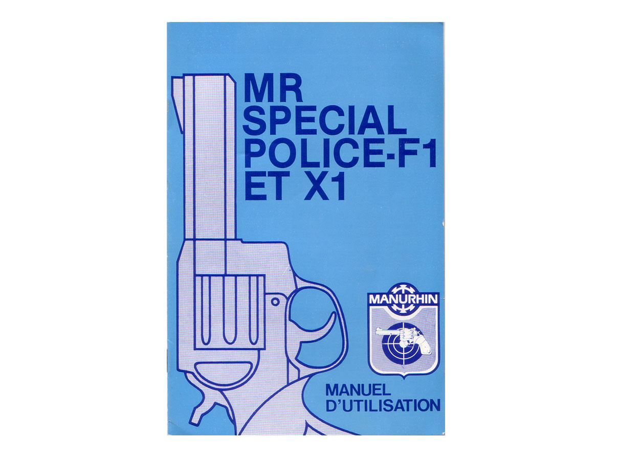 マニューリン MR Special Police-F1 et X1 ピストル マニュアル