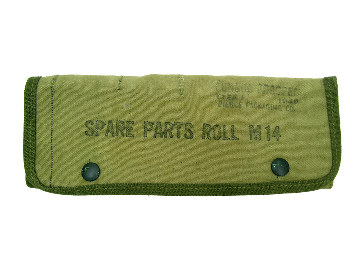.50口径 M14 予備部品用ロール型収納袋