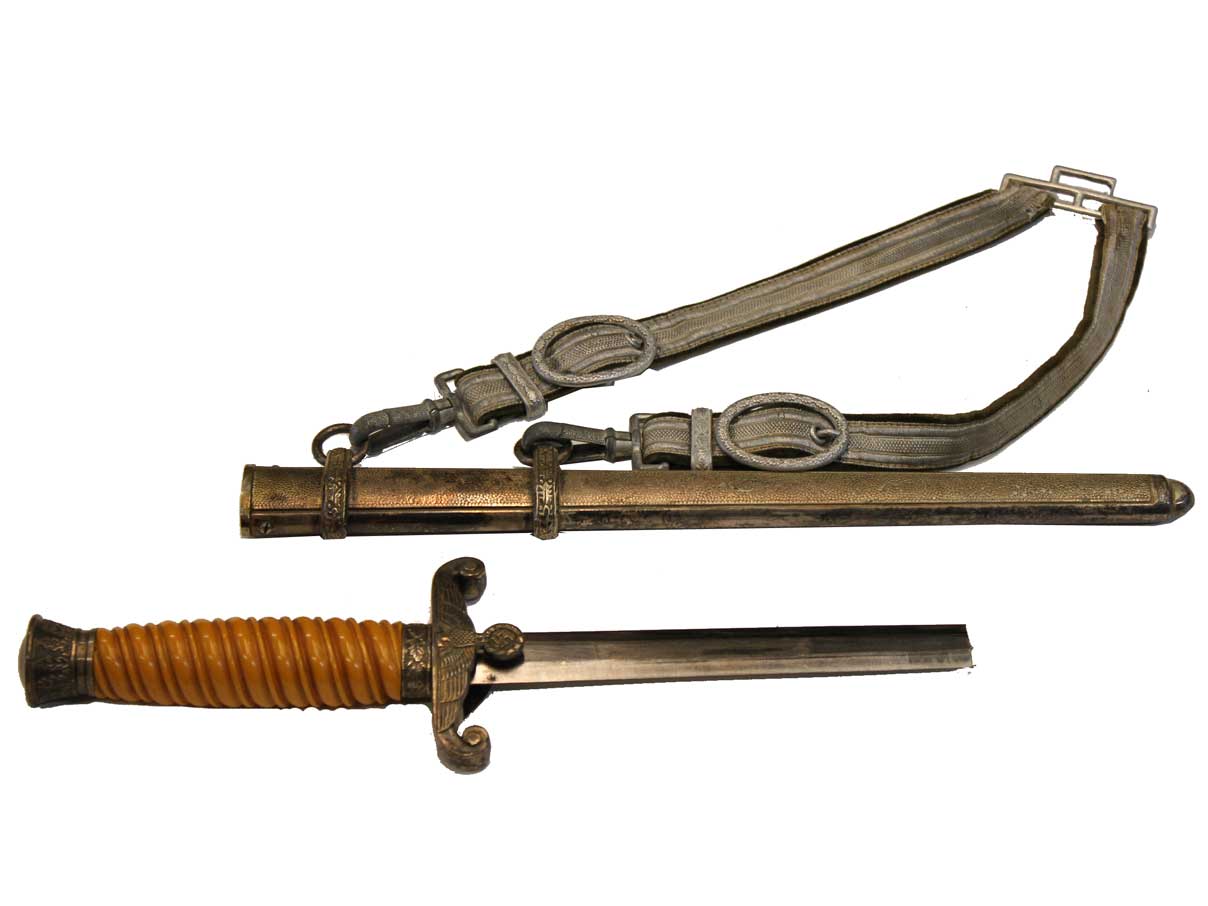 ドイツ陸軍 将校用短剣 (剣吊り付)