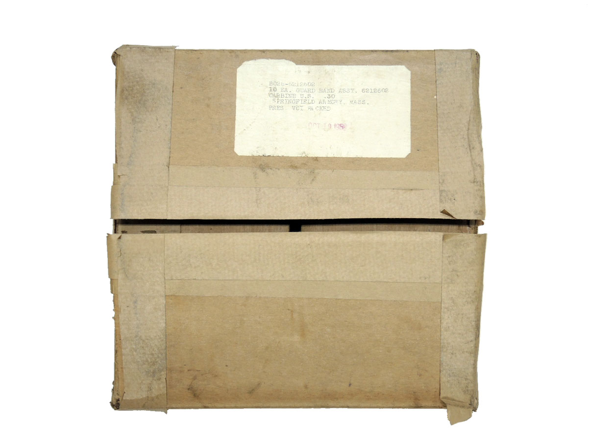 M1 カービン ハンドガード用 オリジナル紙箱 (1950年代の品、ハンドガード10本用)