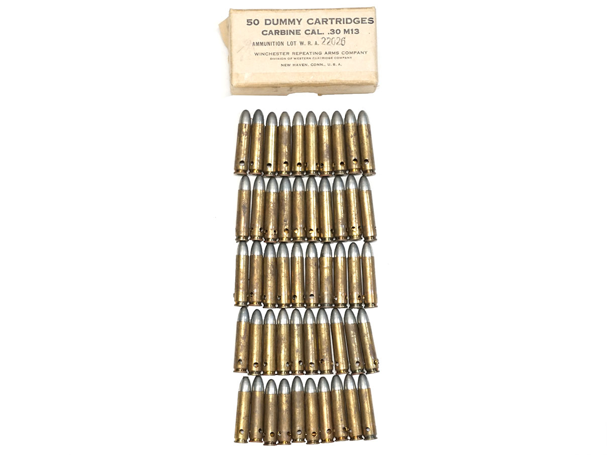 .30カービン 訓練用模擬弾 ダミーカート 50発 セット (紙箱入)