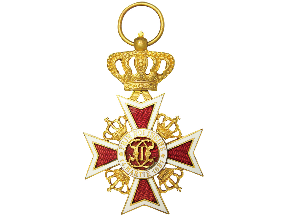 ルーマニア王国 四-五等Crown of Romania章 (Gazette Vol.12)