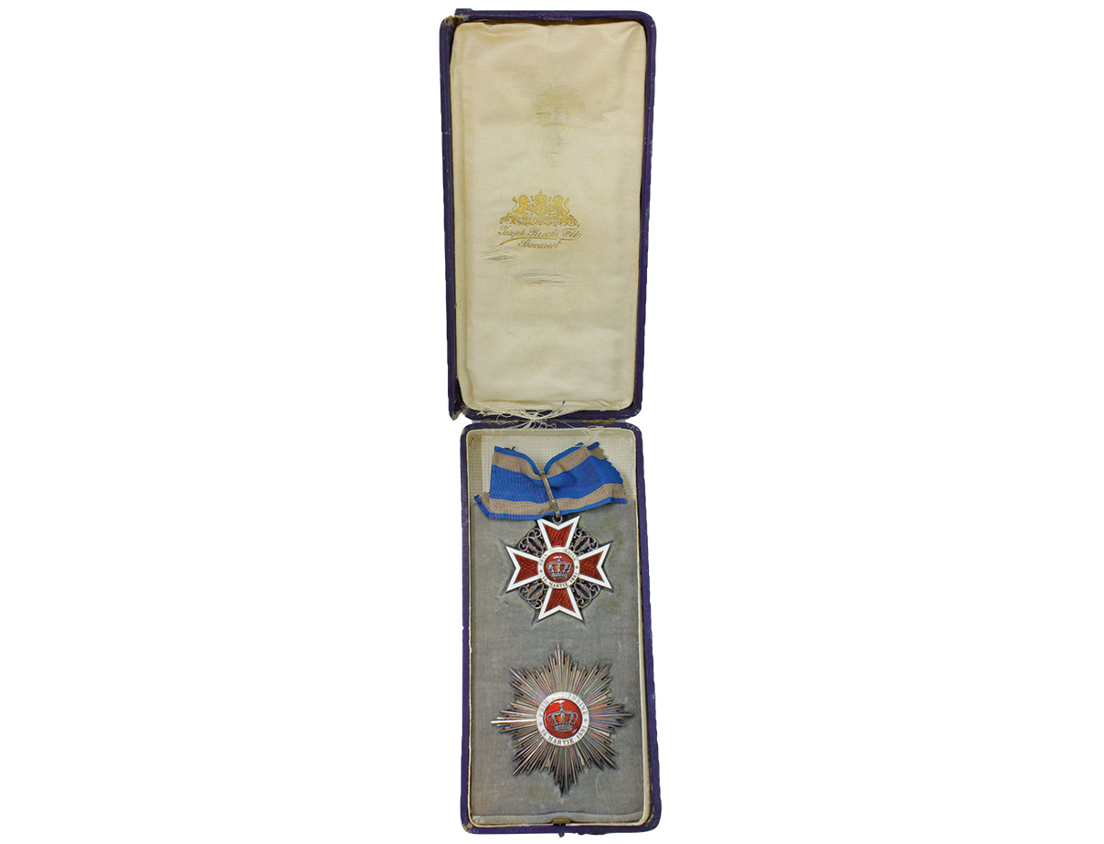 ルーマニア王国 ルーマニア王冠勲章グランド・オフィサー章 (Gazette Vol.12)