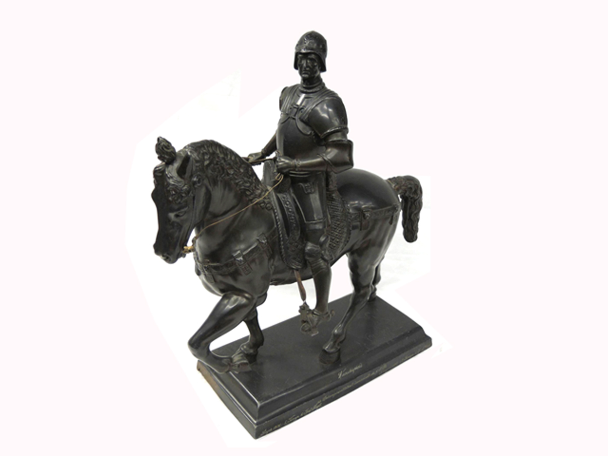 Reiter Bronze 独逸騎士像 (1928年ワイマール共和国陸軍第6歩兵連隊合唱コンクール記念品)