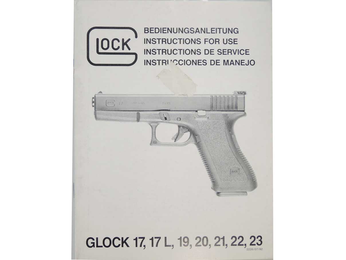 グロック マニュアル (Glock17、17L、19、20、21、22、23)