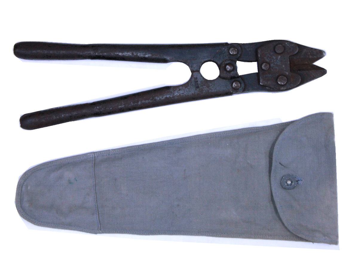 小型ワイヤー・カッター (DRGM製、キャンバス製携帯袋付)