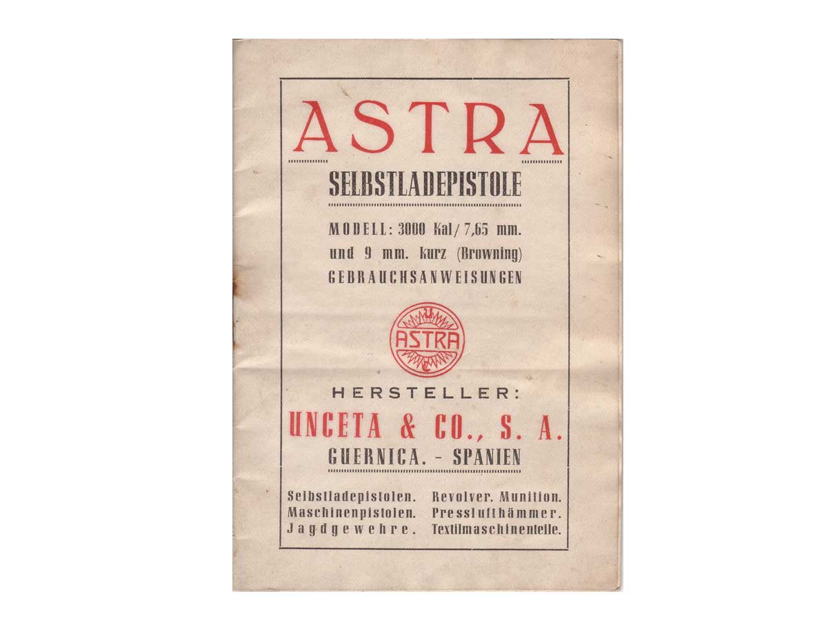 アストラ 拳銃 マニュアル