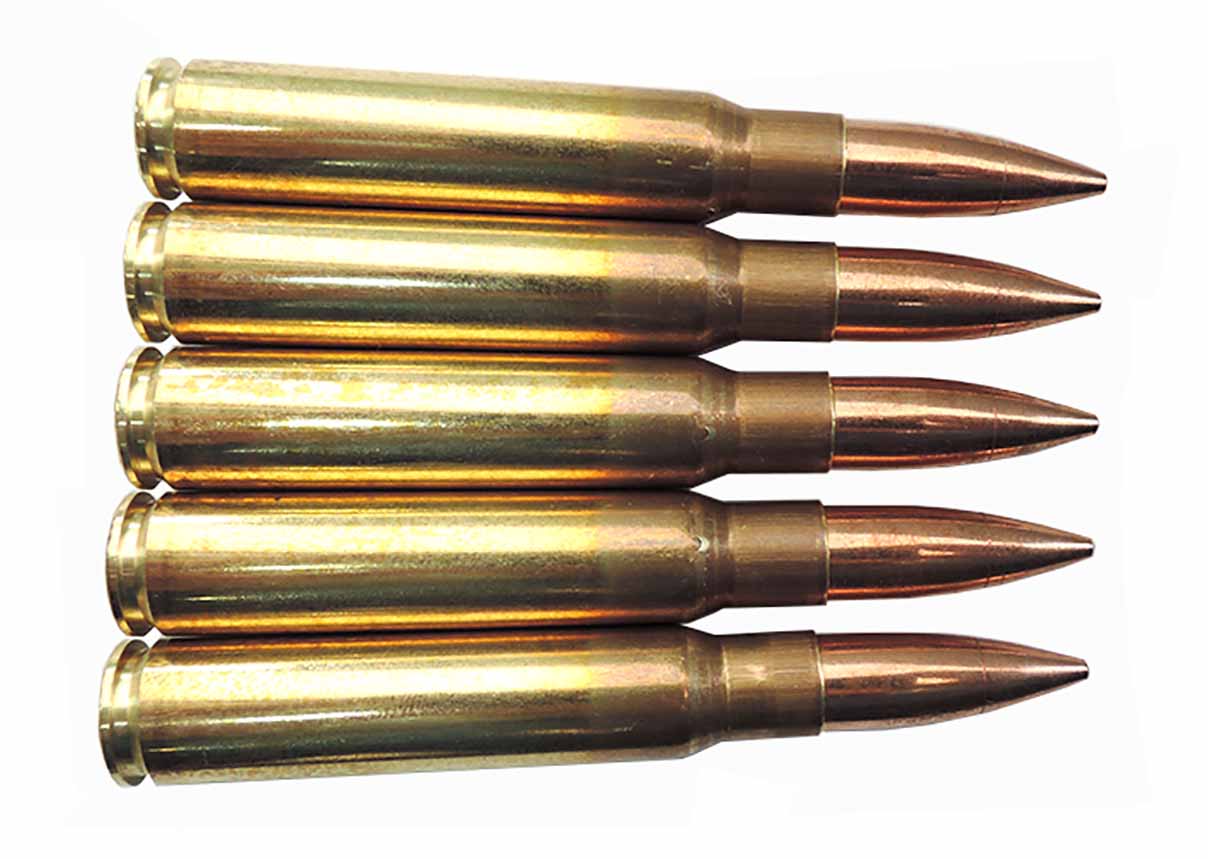 8mm (7,92mm×57) モーゼル弾 ダミーカート 5発 セット