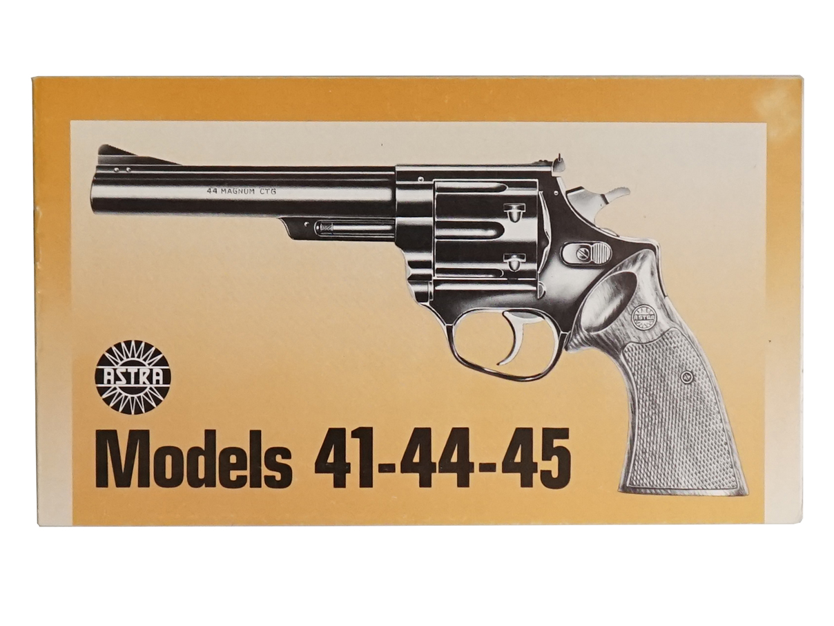 アストラ Models 41-44-45 拳銃 マニュアル (英語&スペイン語)