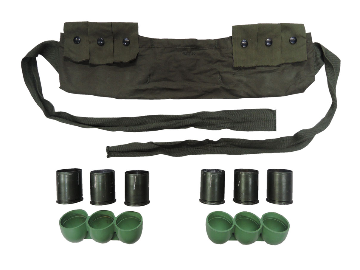 M203 ランチャー 40mm グレネードケース・薬莢6個セット