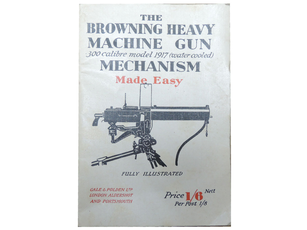 Browning Heavy Machine Gun M1917 マニュアル