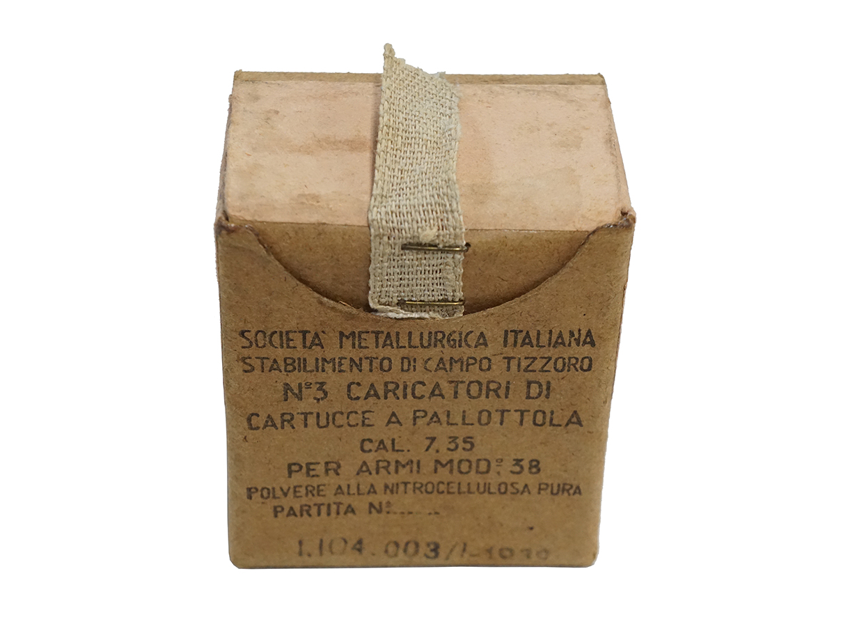 カルカノ M1938 小銃用 (7,35mm カルカノ弾 18発用) オリジナル紙箱