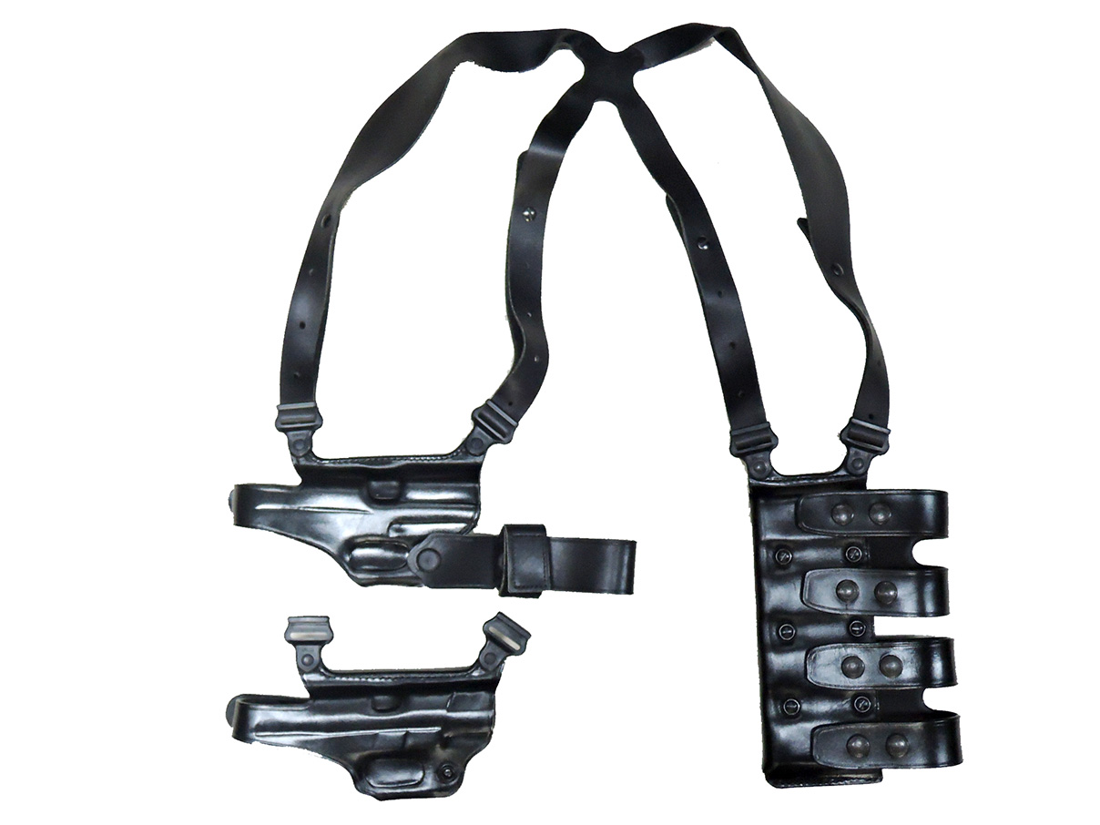HK USP コンパクト& ワルサーP99用 マイアミクラシック ショルダー・システム (Galco社製、黒)