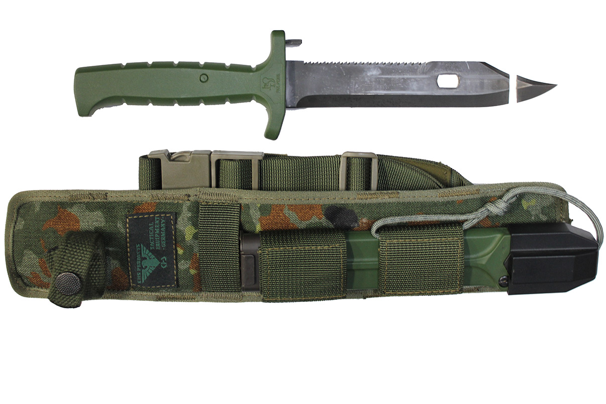 ドイツ連邦軍 ACK (Advanced Combat Knife、ODグリーン/迷彩)