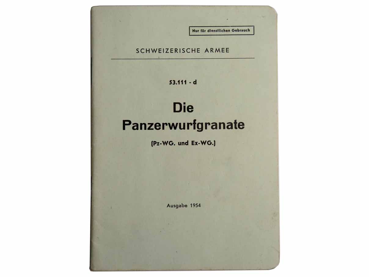 スイス軍 K31 騎兵銃 ライフル・グレネード マニュアル