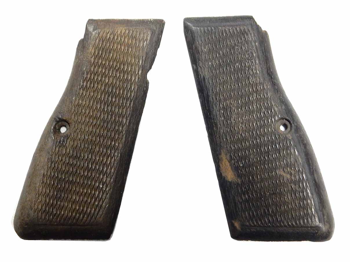 FN ブローニング HP 木製グリップ・パネル 1