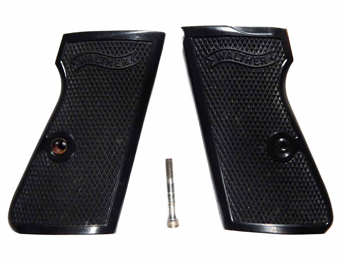 ワルサー PP グリップ 戦前 (エボナイト製、黒) グリップ・パネル