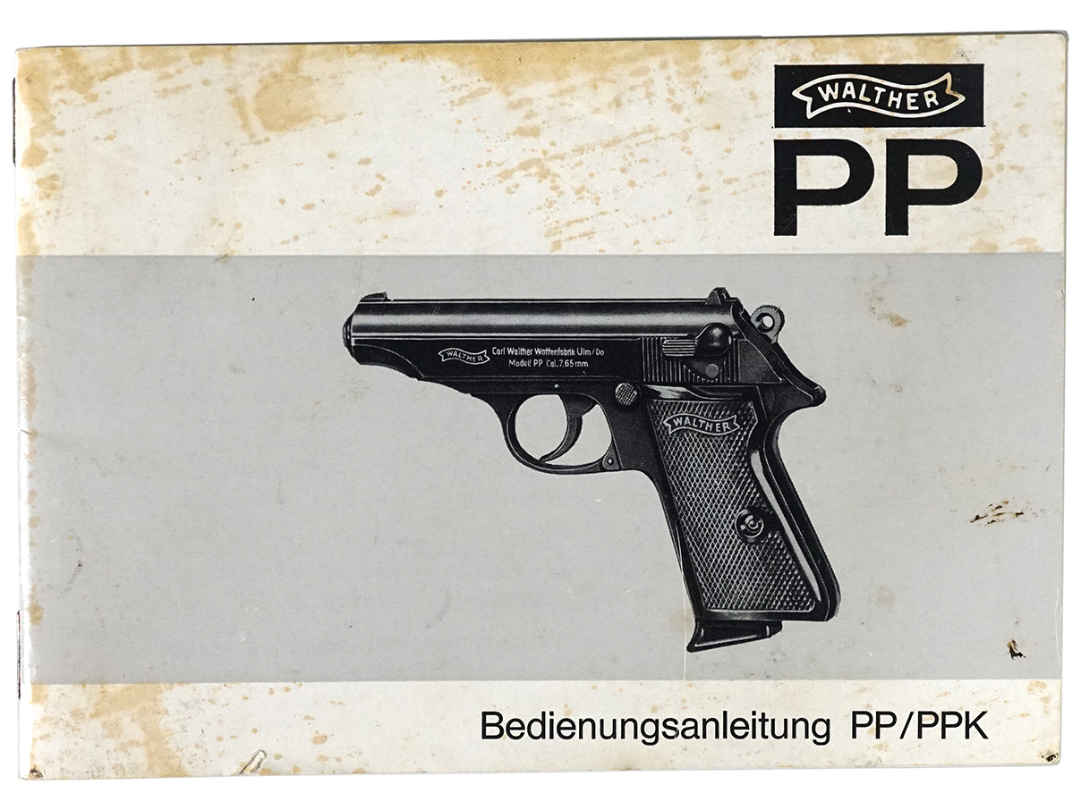 ワルサー PP マニュアル (Bedienungsanleitung PP/PPK)