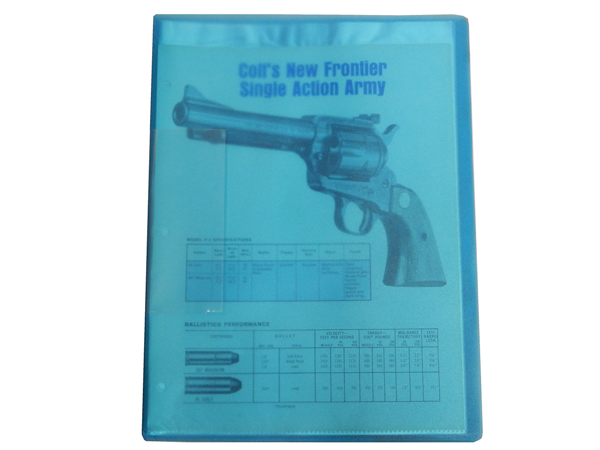 COLT 拳銃 データ・ペーパー 15枚セット