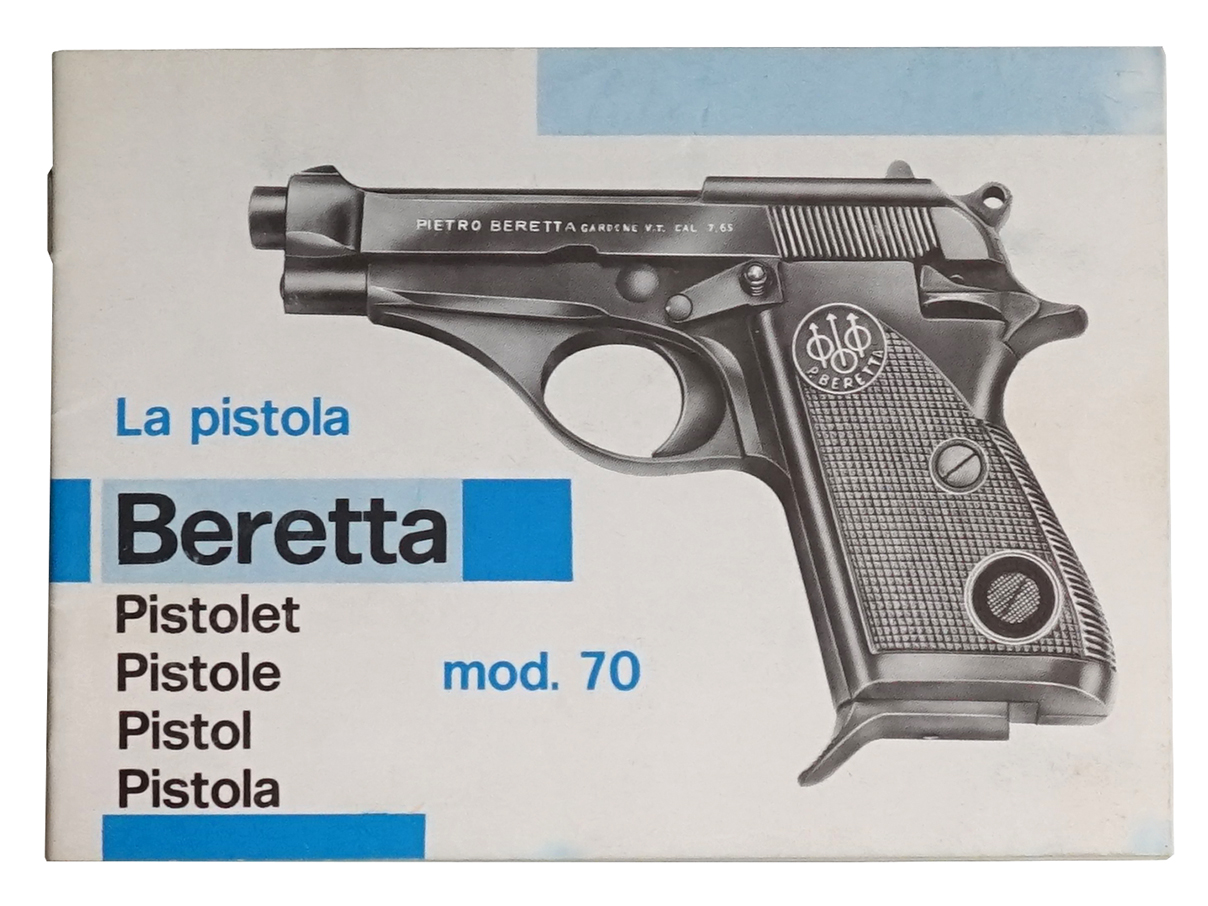 ベレッタ M70 マニュアル (英独仏伊語)