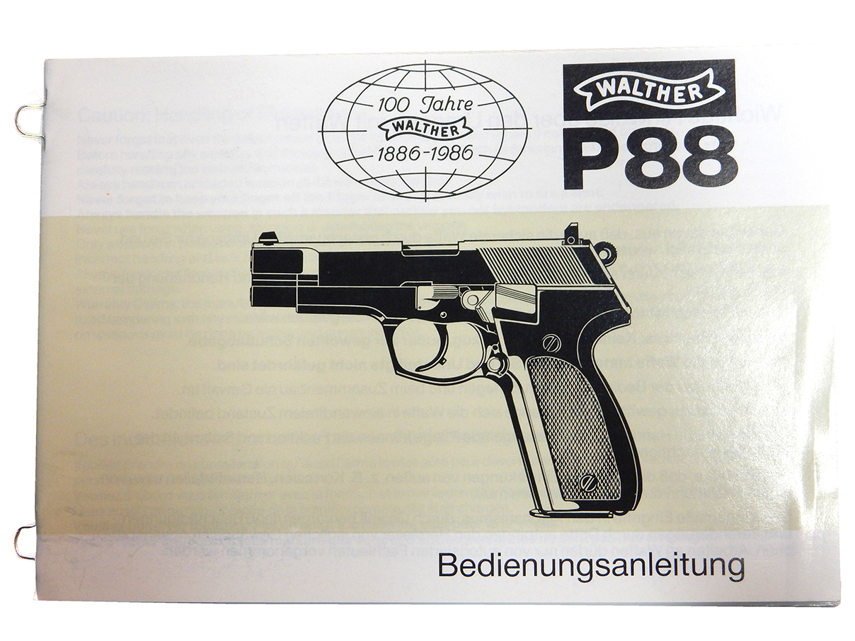 ワルサー P88 マニュアル