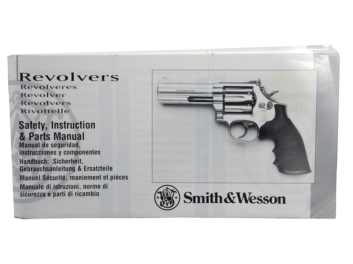 S&W リボルバー パーツ マニュアル (英西独仏伊語)