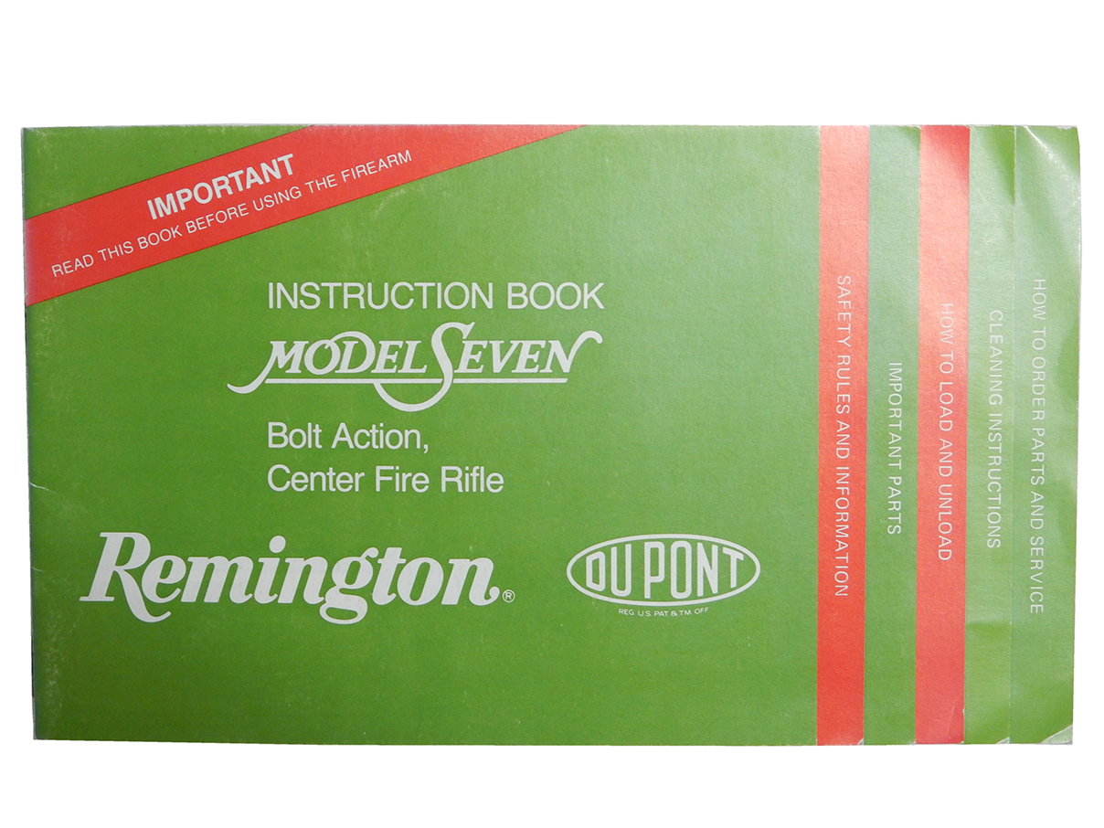 レミントン M7 マニュアル