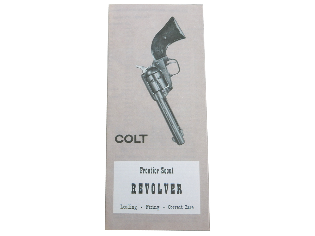 コルト リボルバー リーフレット
