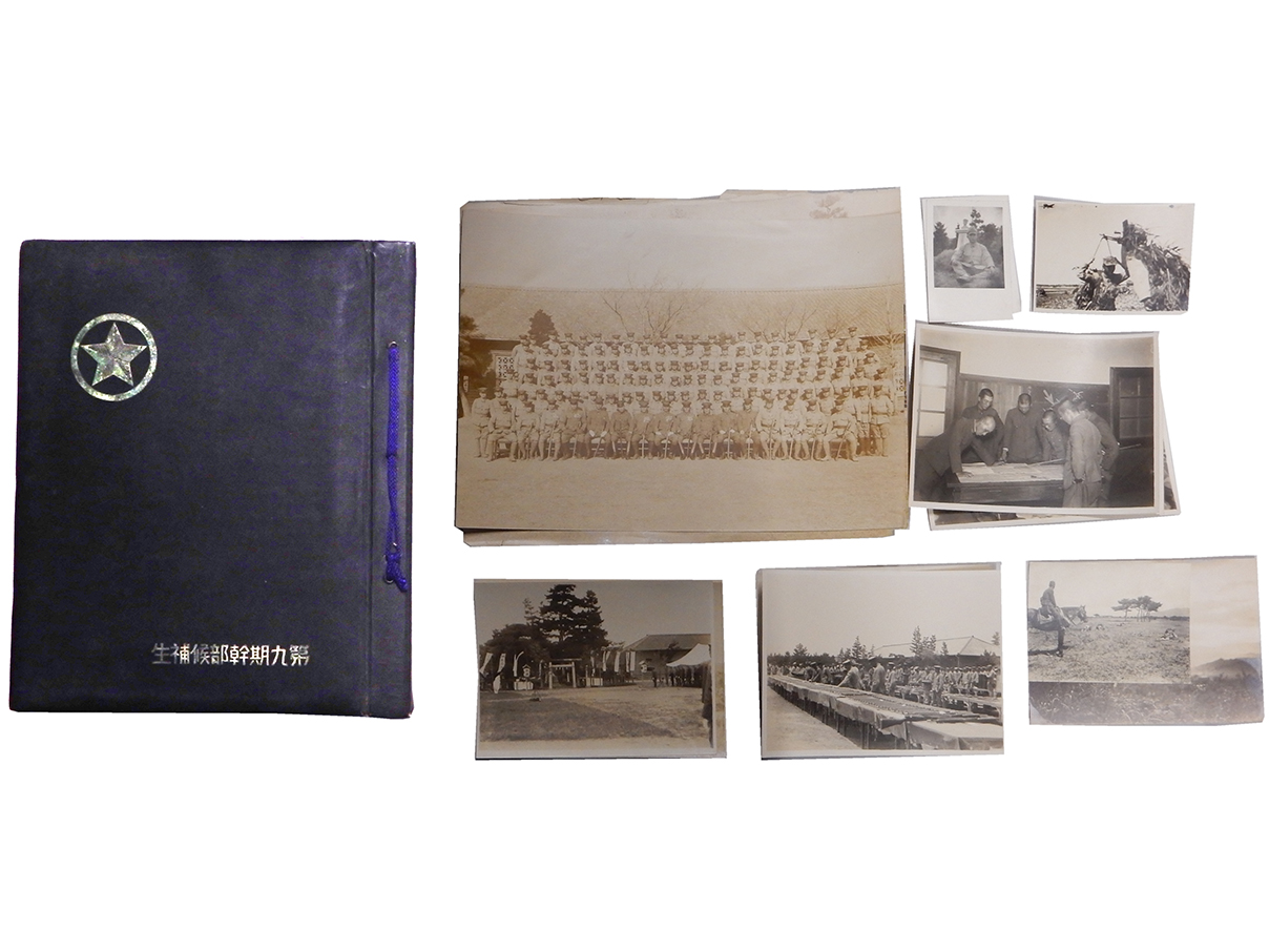陸軍豊橋第一陸軍予備士官学校 歩兵生徒隊 横山隊 卒業記念アルバム & 写真75枚セット