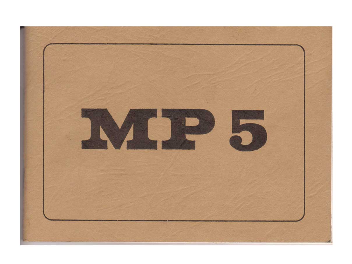 MP5 マニュアル (Kurzbeschreibung der MP5)