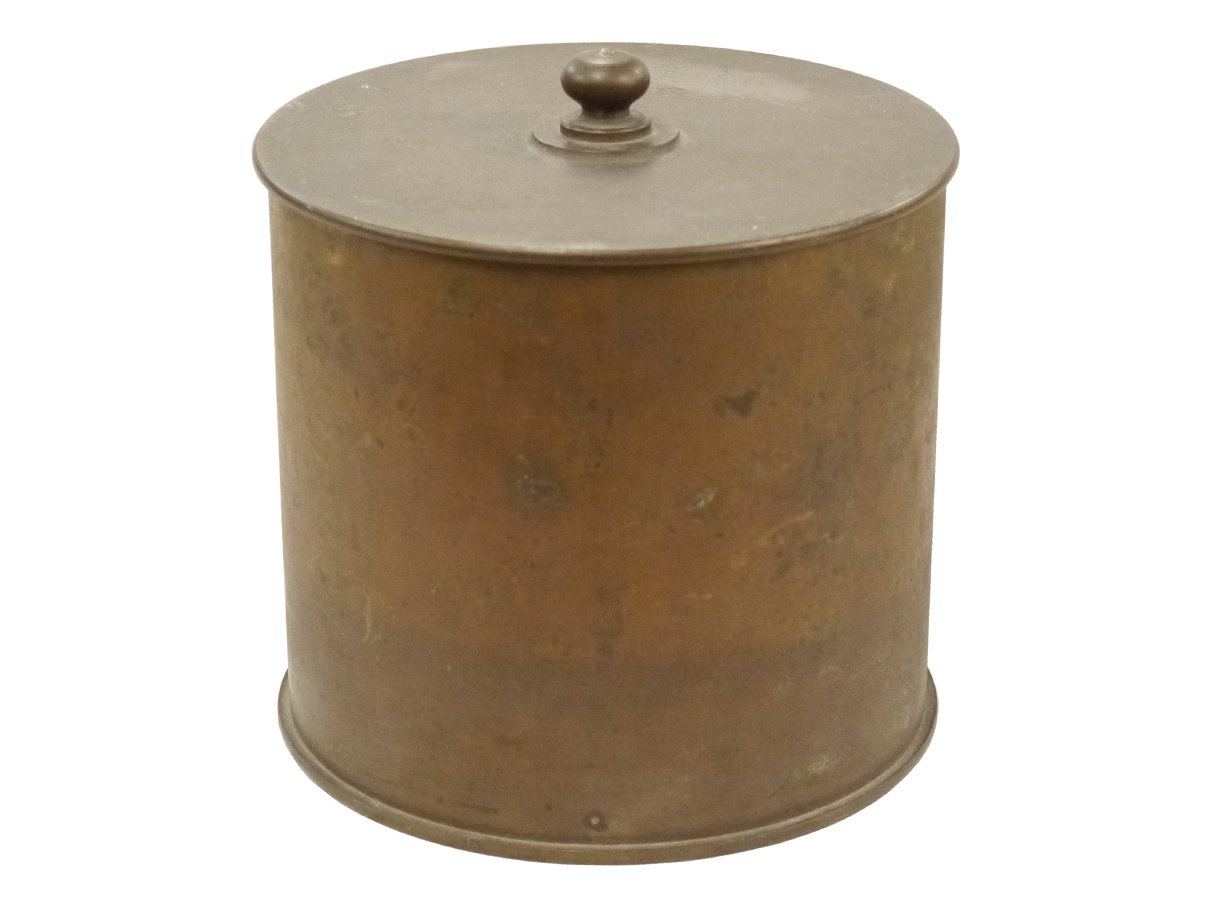 砲弾薬莢転用容器 (銅製蓋)(戸)(3)【81】