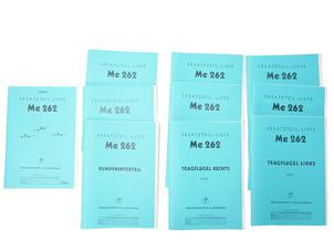 Me262 パーツ・リスト 10冊セット (復刻品)
