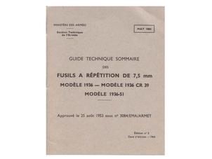 MAS Mle1936 小銃 マニュアル