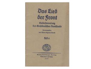軍歌集 (Das Lied Der Front)