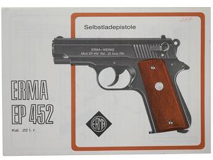 エルマEP452 拳銃マニュアル