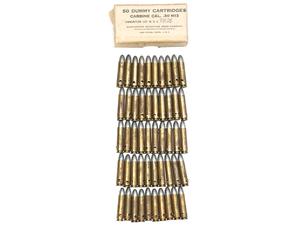 .30カービン 訓練用模擬弾 ダミーカート 50発 セット (紙箱入)