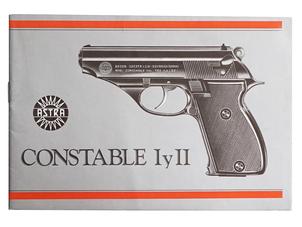 アストラ Constable IyII 自動拳銃 マニュアル (英語&スペイン語)