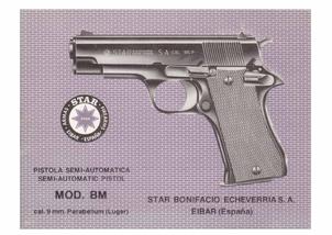 スター Model BM 拳銃 マニュアル