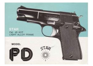 スター Model PD 拳銃 マニュアル