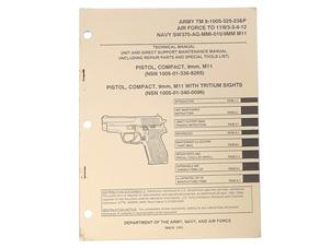 米軍 M11 (SIG P229) マニュアル