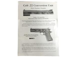 コルト.22 コンバージョンユニット リーフレット