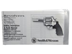S&W リボルバー パーツ マニュアル (英西独仏伊語)