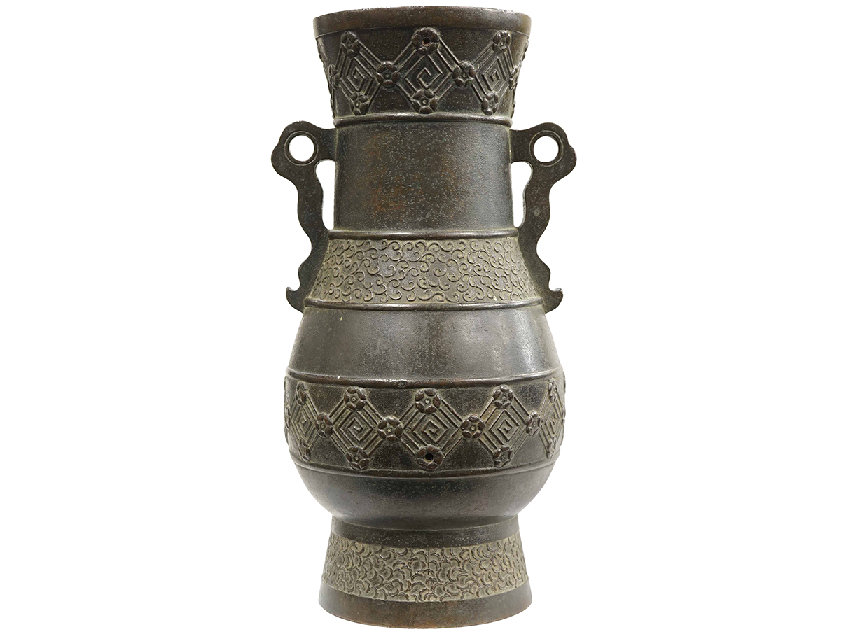 青銅製狼煙 (のろし) 筒 (銃砲刀剣類登録証不要品、指火式点火法)(ヤ)